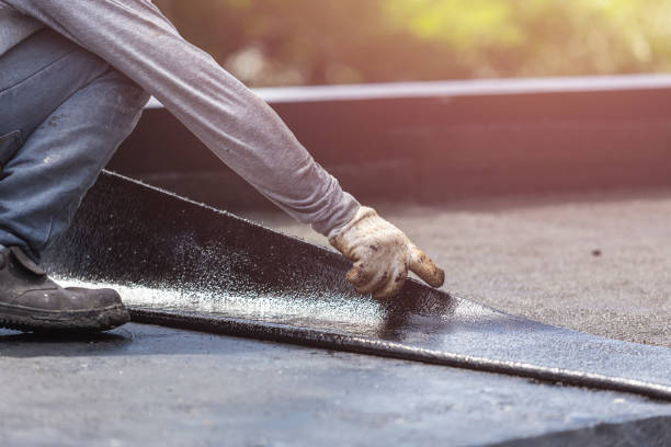 Professional Waterproofing technician working in Taylorsville, IN